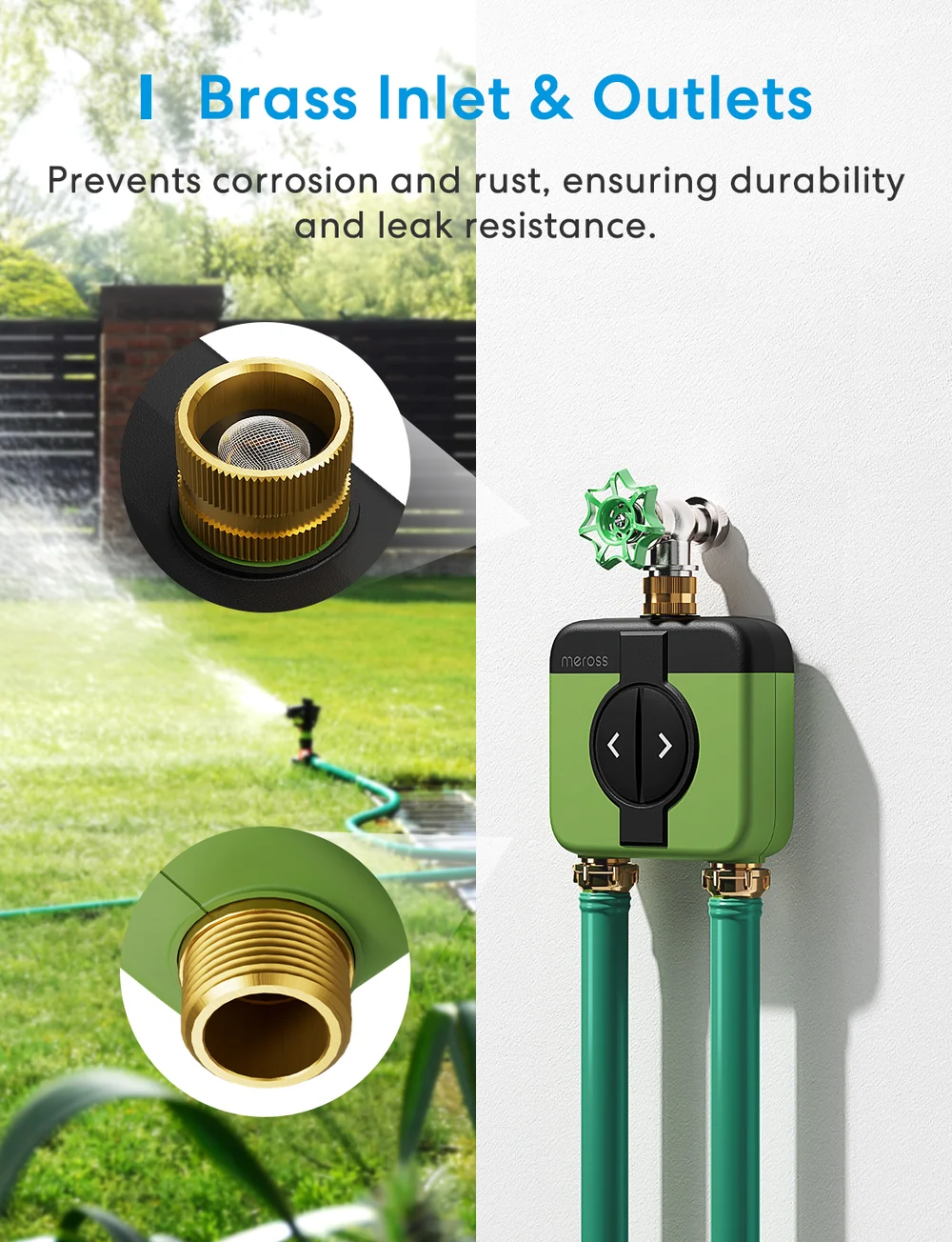 Meross Smart Sprinkler Timer Kit, MST200HHK(EU/UK/AU Version)